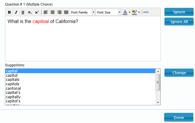 Building a Quiz and Grading a Quiz