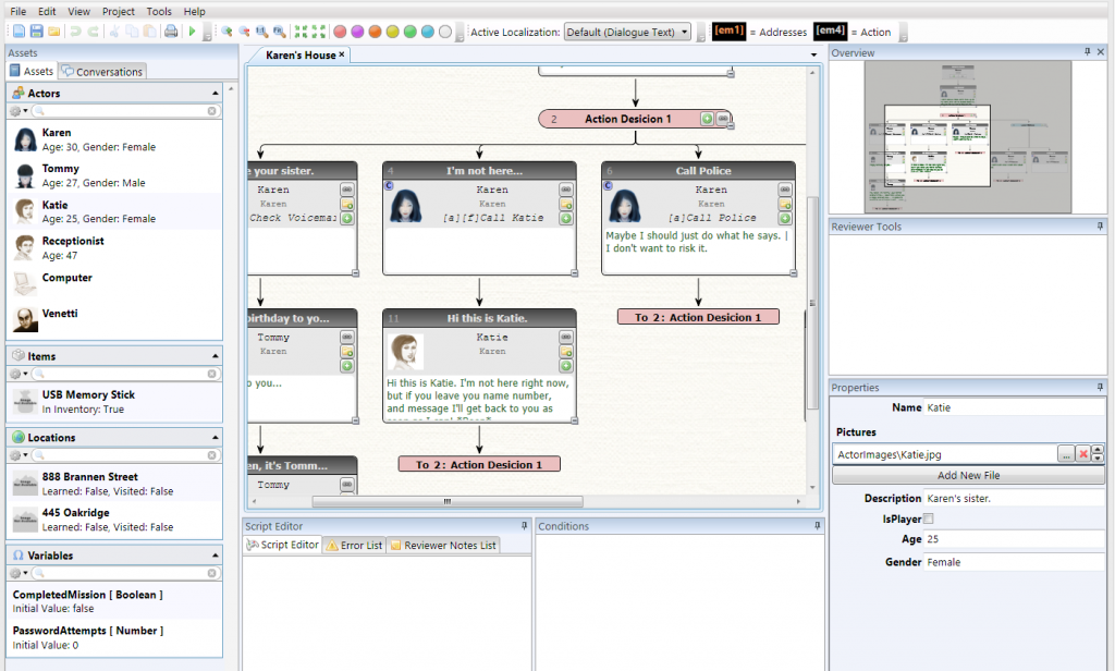 Screenshot of Chat Mapper interface