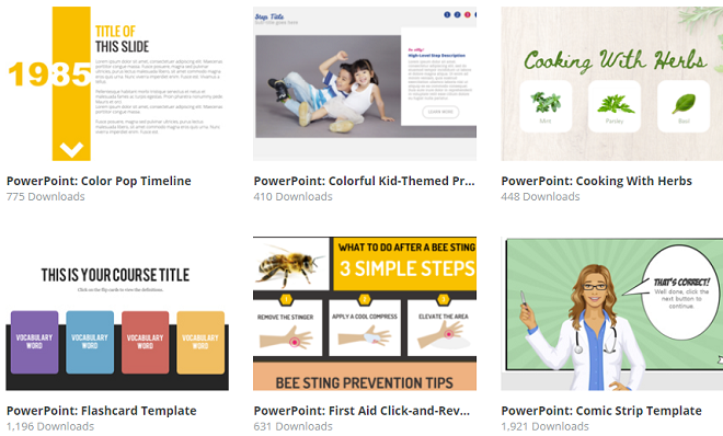 10 Great E Learning Templates Sources Free And Paid