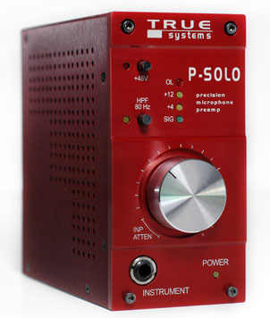 True Systems P Solo Microphone Preamp