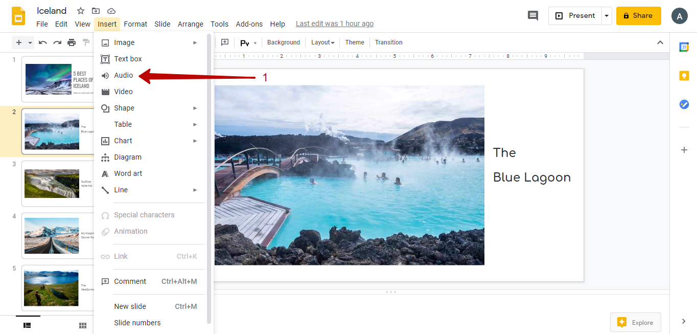 How to Add Audio to Google Slides: Record Voice Overs/Narration