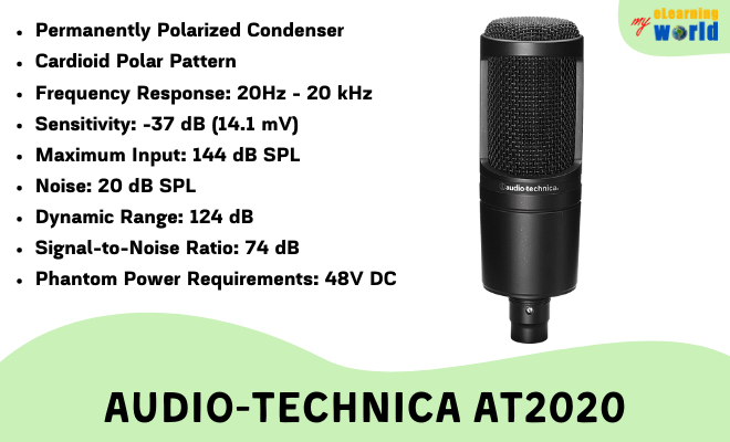Audio-Technica AT2020 Specifications