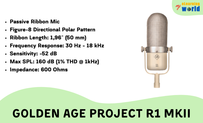 Golden Age Project R1 MKII Specifications