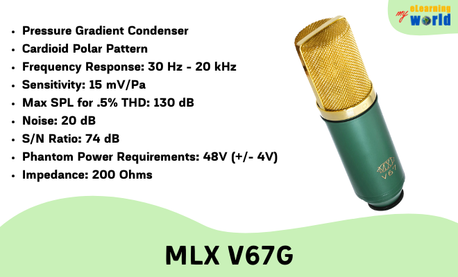MLX V67G Specifications
