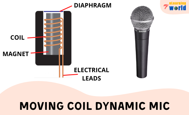 Components of a Moving Coil Dynamic Mic feat. Shure SM58