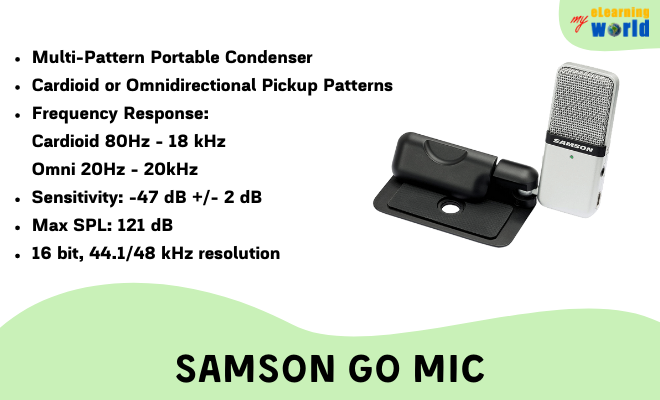 Samson Go Specifications