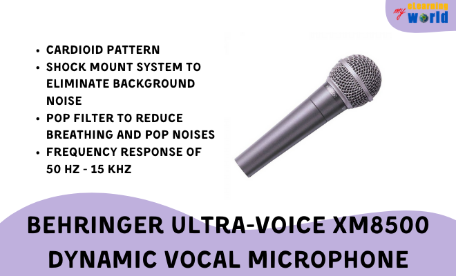Behringer Ultra-voice Xm8500 Dynamic Vocal Microphone
