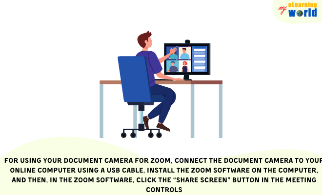 How to use a document camera for distance learning (with Zoom)?