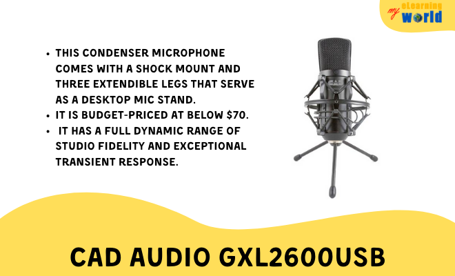 CAD Audio GXL2600USB