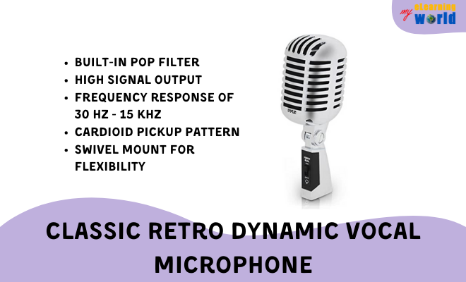 Classic Retro Dynamic Vocal Microphone