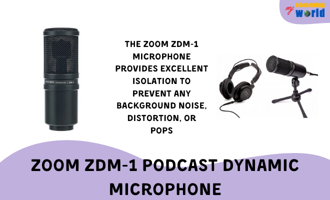 Zoom ZDM-1 Podcast Dynamic Microphone