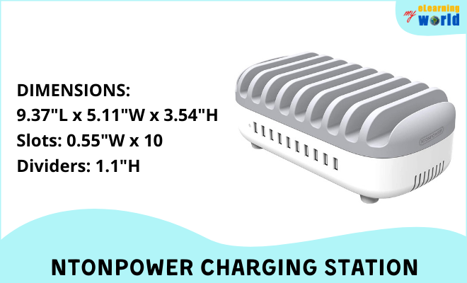 NTONPOWER Charging Station Dimensions