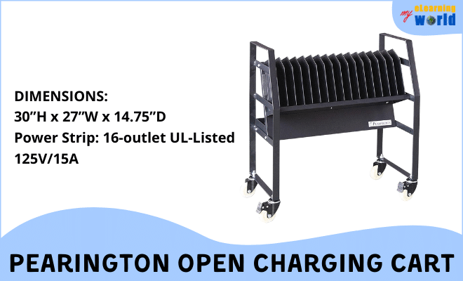 Pearington Charging Cart Dimensions