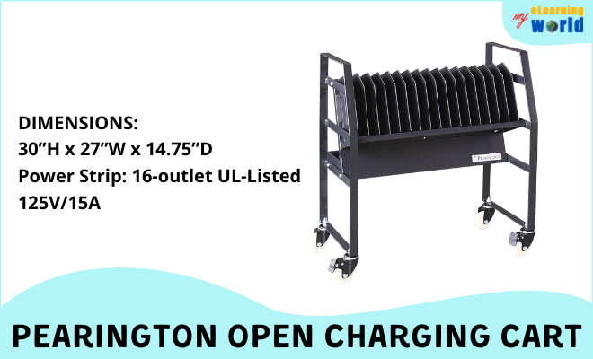 Pearington Charging Cart Dimensions