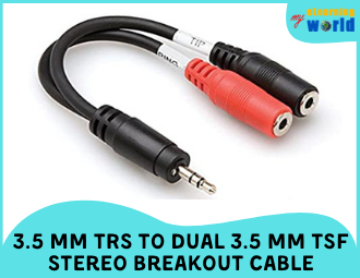 Breakout Cable for Two 3.5mm Mics