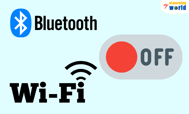 Turning the Bluetooth and WiFi Connections Off