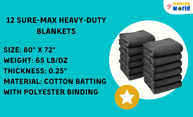 Sure-Max Heavy-Duty Blankets Specifications