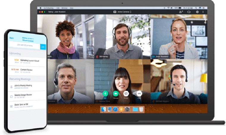 screenshare using gotomeeting app