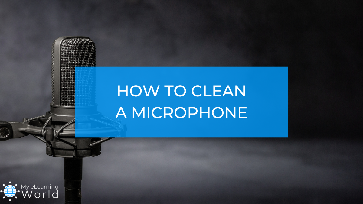 how to clean a microphone