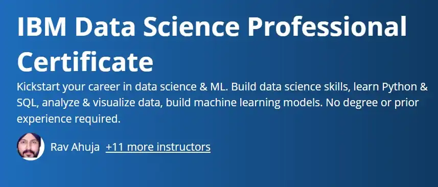 IBM Data Science Professional Certificate | Coursera
