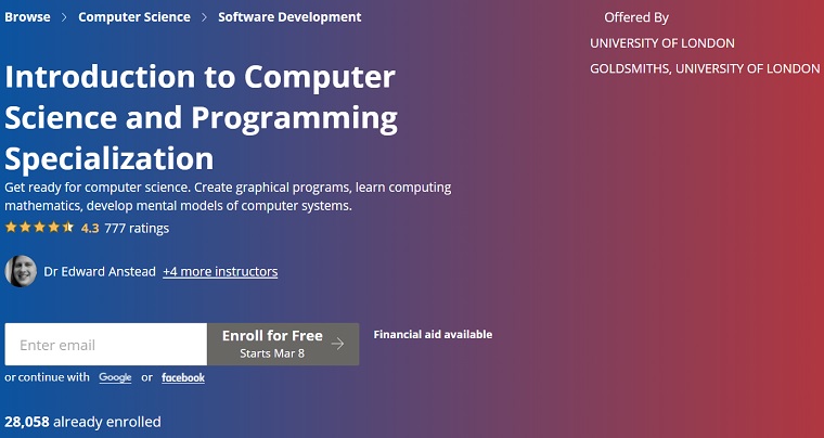Introduction to Computer Science and Programming | Coursera