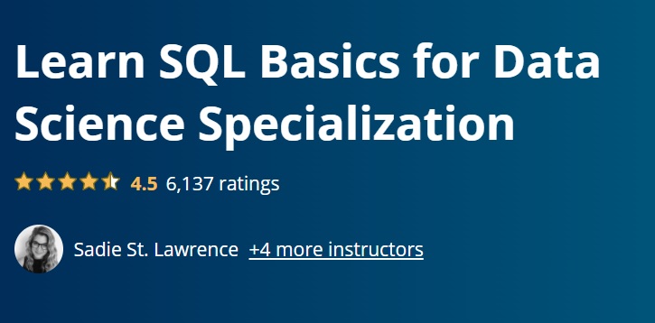 Learn SQL Basics for Data Science | Coursera