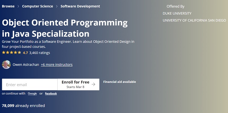 Object Oriented Programming in Java | Coursera