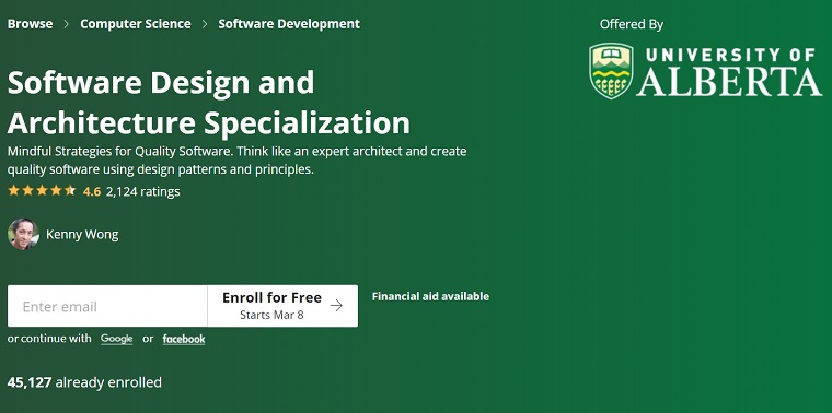Software Design and Architecture | Coursera