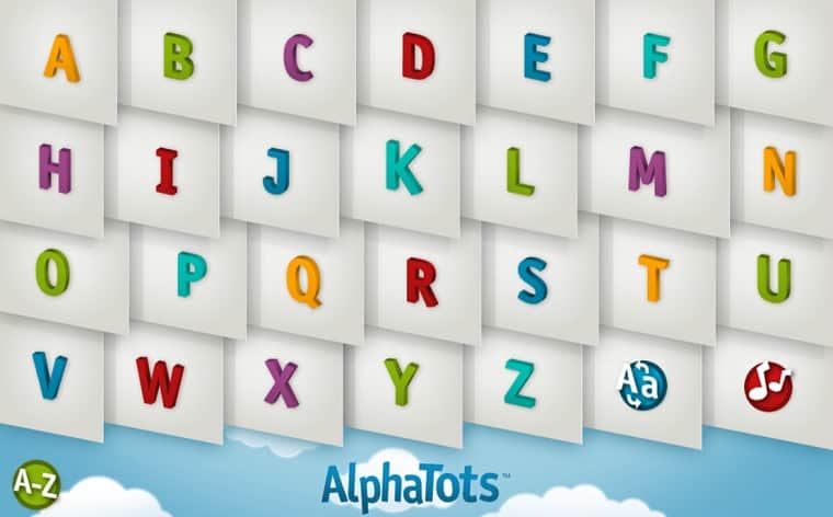 alphatots alphabet