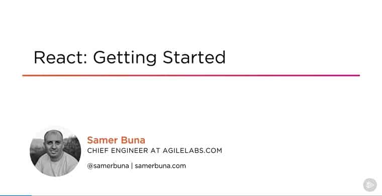 React Course: Getting Started | Pluralsight