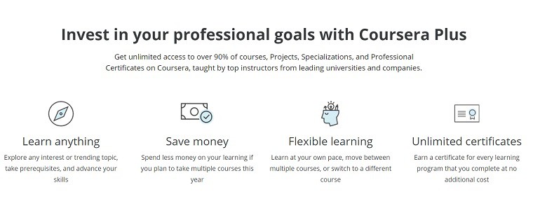 what is coursera plus