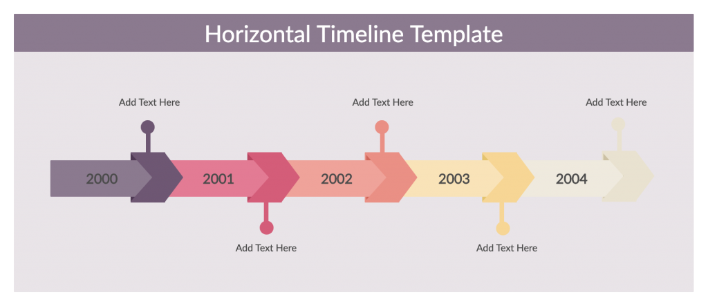 horizontal timeline