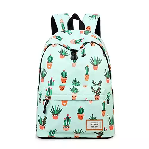 Joymoze Leisure Backpack for Girls Teenage School Backpack Women Backpack Purse Cactus