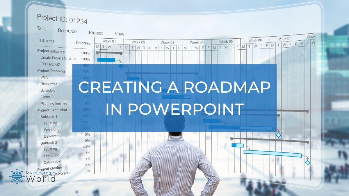 create a roadmap in powerpoint