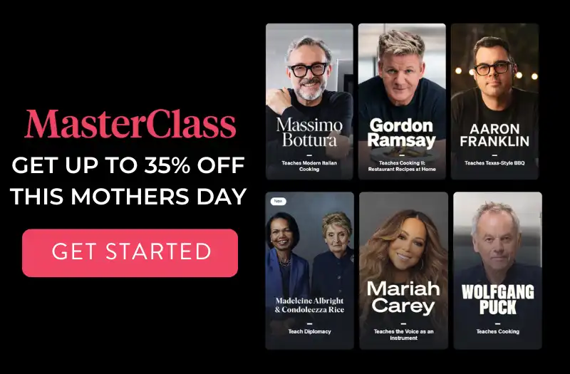 MasterClass Mother's Day Sale: Up to 35% Off!