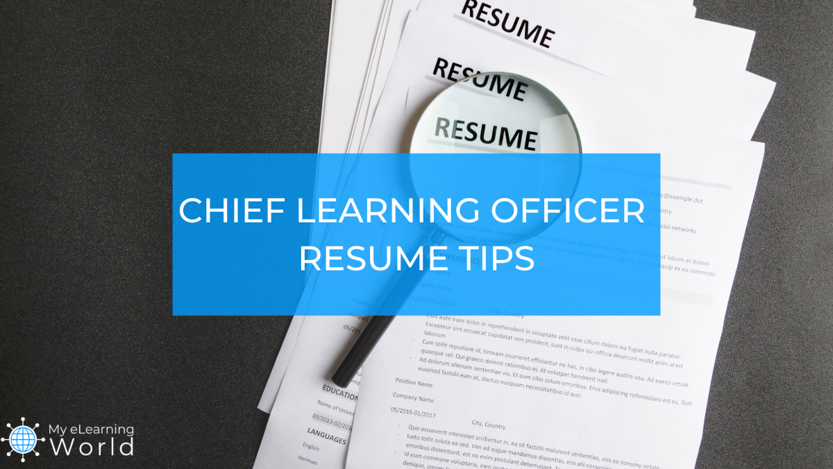 chief learning officer resume
