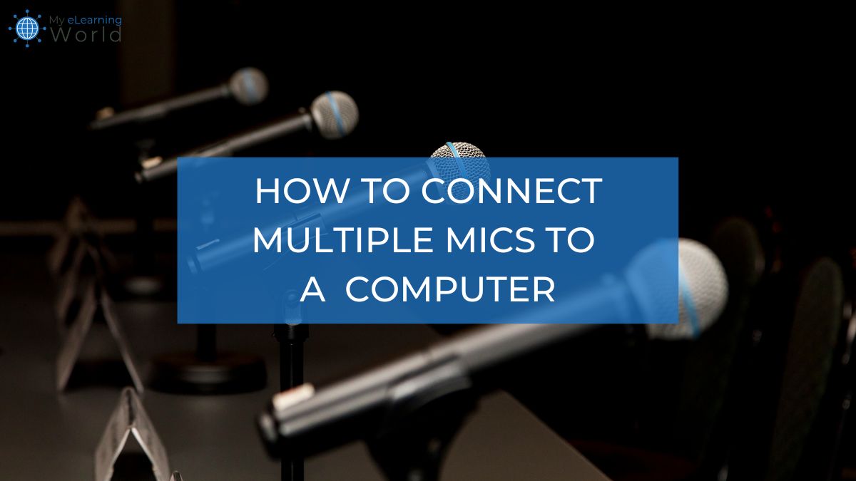 how to connect multiple microphones to a computer