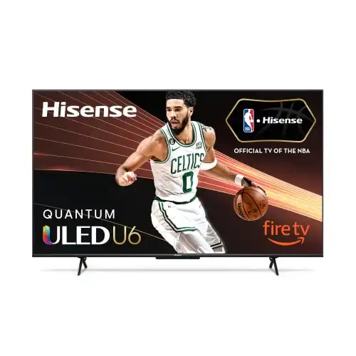 Hisense 50-inch ULED U6HF Series Quantum Dot QLED 4K  UHD Smart Fire TV (43% Off!)