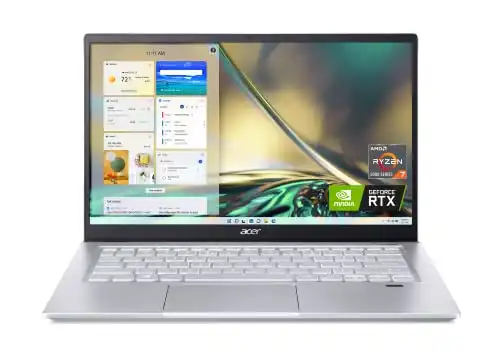 Acer Swift X SFX14-42G-R607 Creator Laptop | 14" Full HD 100% sRGB | AMD Ryzen 7 5825U | NVIDIA RTX 3050 Ti Laptop GPU | 16GB LPDDR4X | 512GB SSD | Wi-Fi 6 | Backlit KB | Windows 11 (31% Off!)