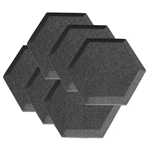 Acoustic Foam Sound Absorption Panels - Mix and Match Dark Green