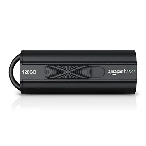 Amazon Basics 128GB Ultra Fast USB 3.1 Flash Drive, Black - 28% Off!