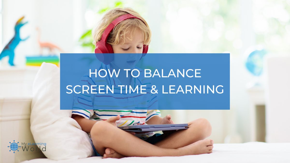 balance screen time learning