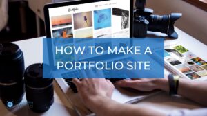 how to make a portfolio website