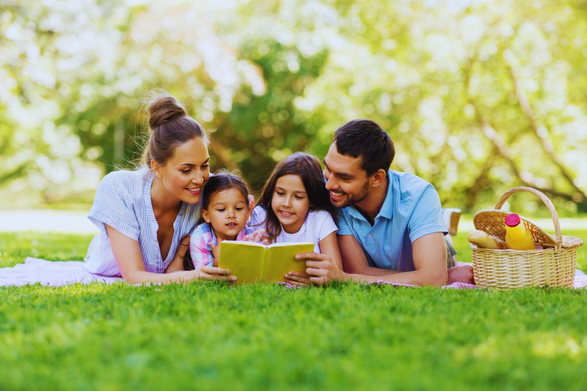 family reading