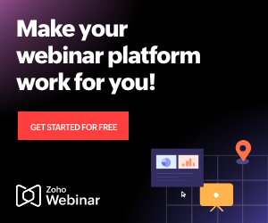 Make your webinar platform work for you with Zoho Webinar