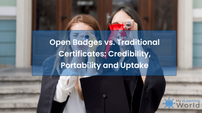 Open Badges vs. Traditional Certificates: Credibility, Portability and ...