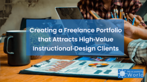 High‑resolution illustration for Creating a Freelance Portfolio that Attracts High‑Value Instructional‑Design Clients