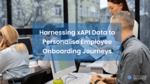 High‑resolution illustration for Harnessing xAPI Data to Personalise Employee Onboarding Journeys