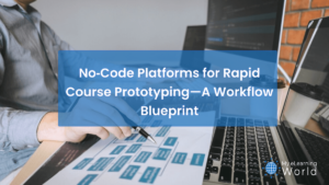 High‑resolution illustration for No‑Code Platforms for Rapid Course Prototyping—A Workflow Blueprint